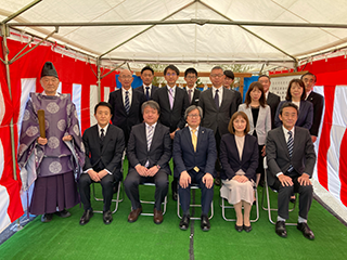 地鎮祭終わりいよいよ新工場着工へ！